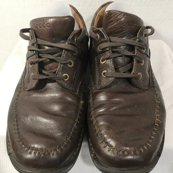 Ecco Men's Euro 43 Brown Oxfords #A154 - Picture 2 of 6